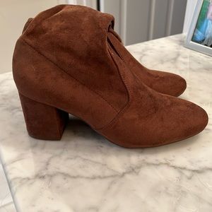 Brown over the knee boots